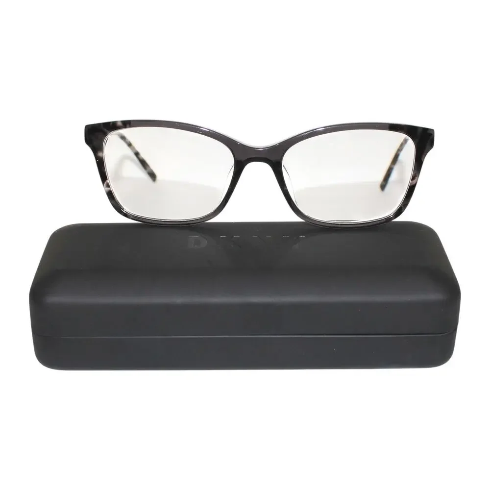 DKNY Black Gray Tortoise Prescription Glasses